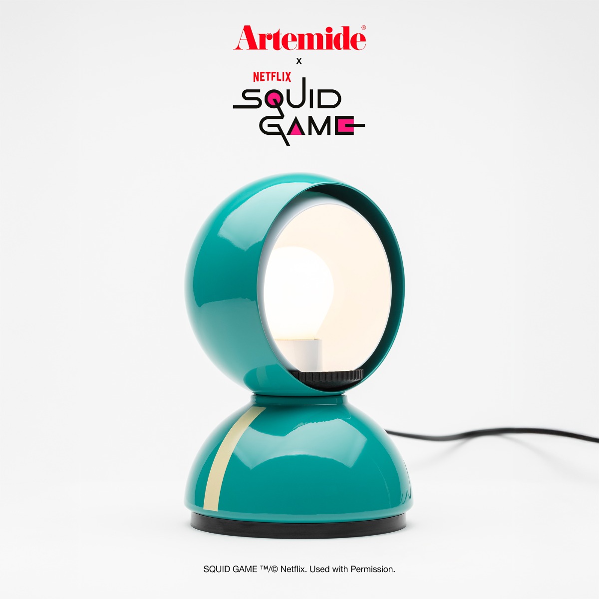 Green Artemide Eclisse x Squid Game Table Lamp Green Artemide Eclisse x Squid Game Table Lamp