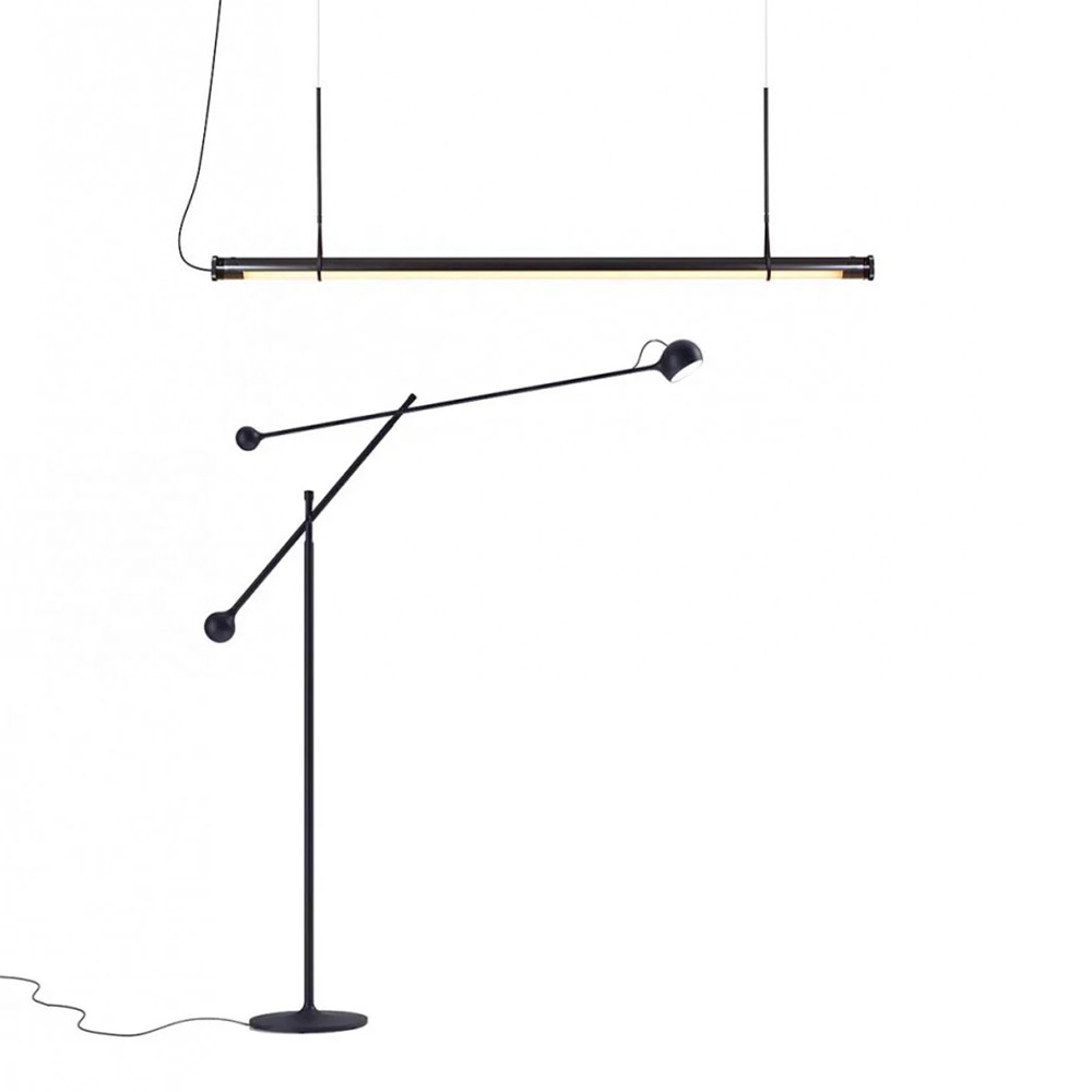 The Artemide Ixa LED Floor Lamp & The Marset Fris LED Suspension The Artemide Ixa LED Floor Lamp & The Marset Fris LED Suspension