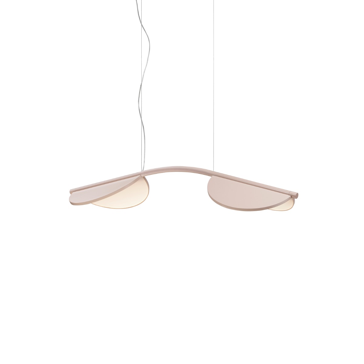 Almendra Arc LED Pendant Light Nude