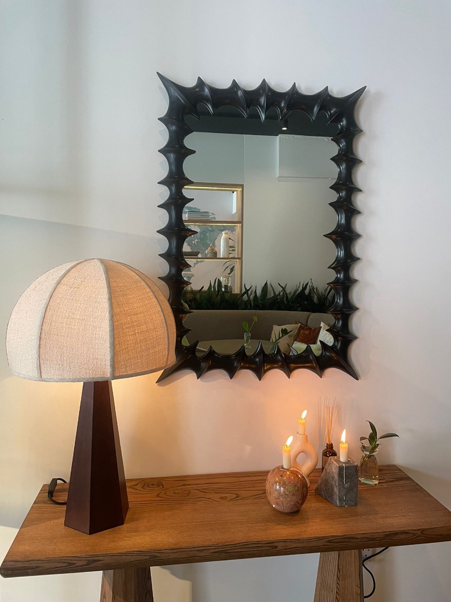 Dusty Deco Hexagon Table Lamp