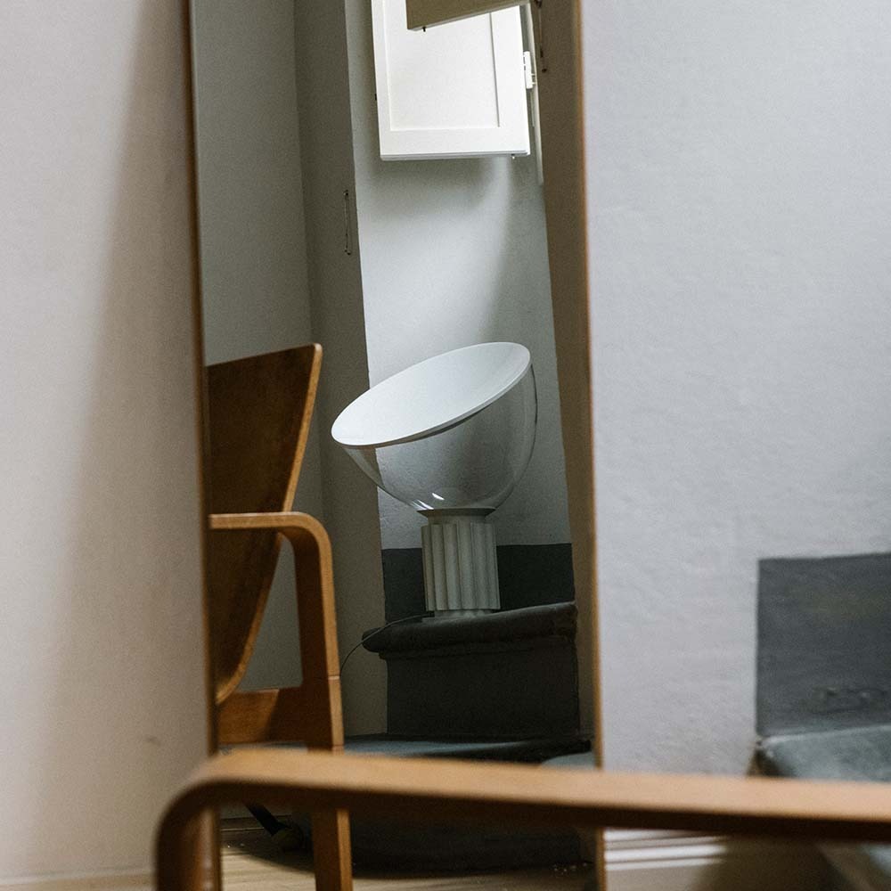 Flos Taccia LED Table Lamp in White Flos Taccia LED Table Lamp in White