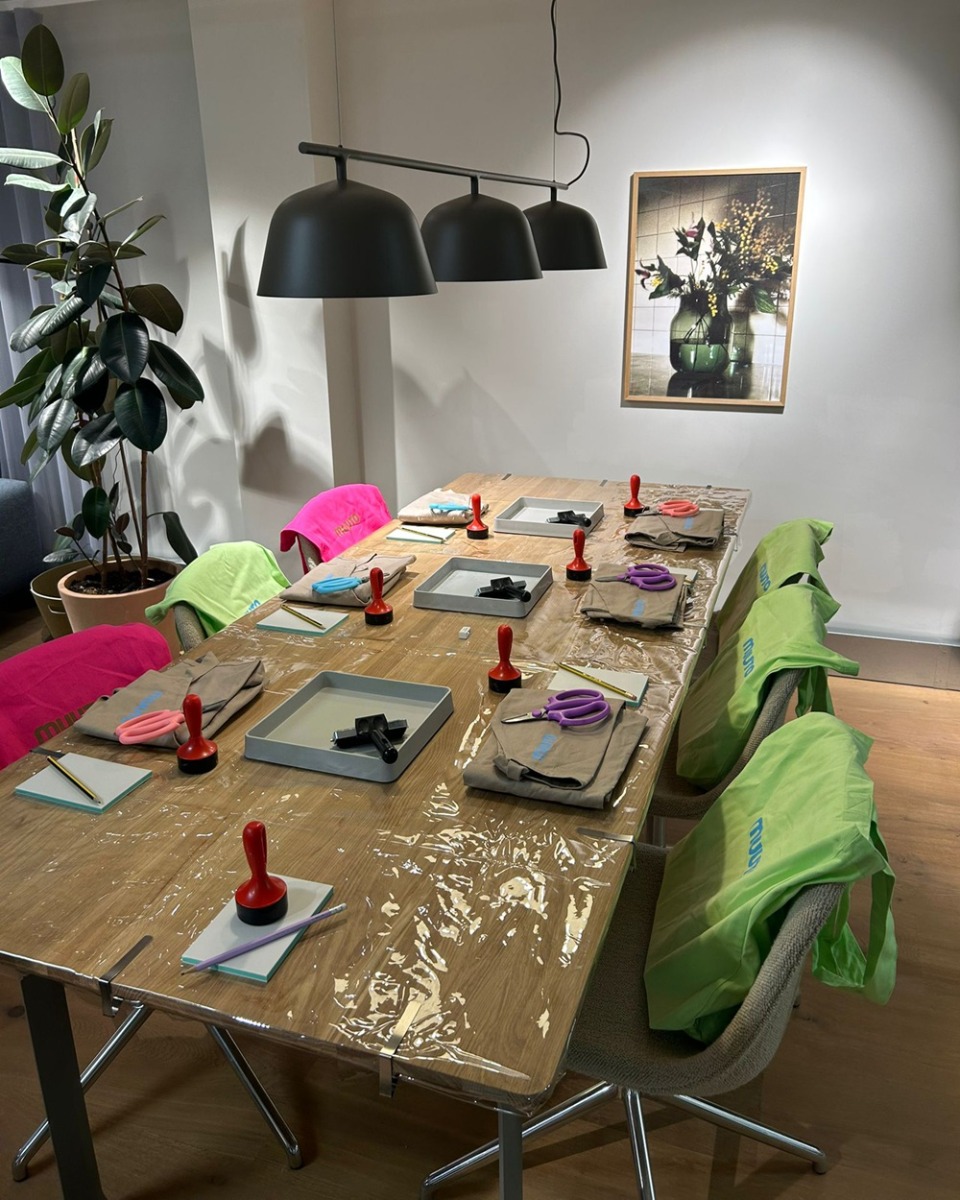 Lino Printing at Muuto