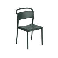 Muuto Linear Steel Side Chair Dark Green Muuto Linear Steel Side Chair Dark Green