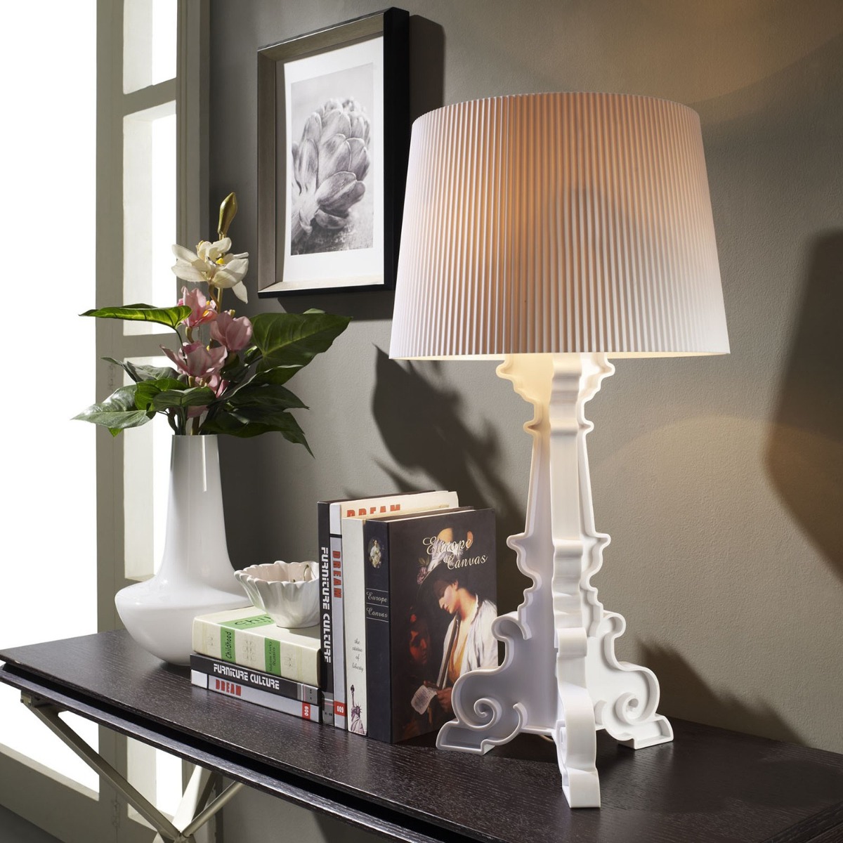 Kartell Bourgie Table Lamp in White