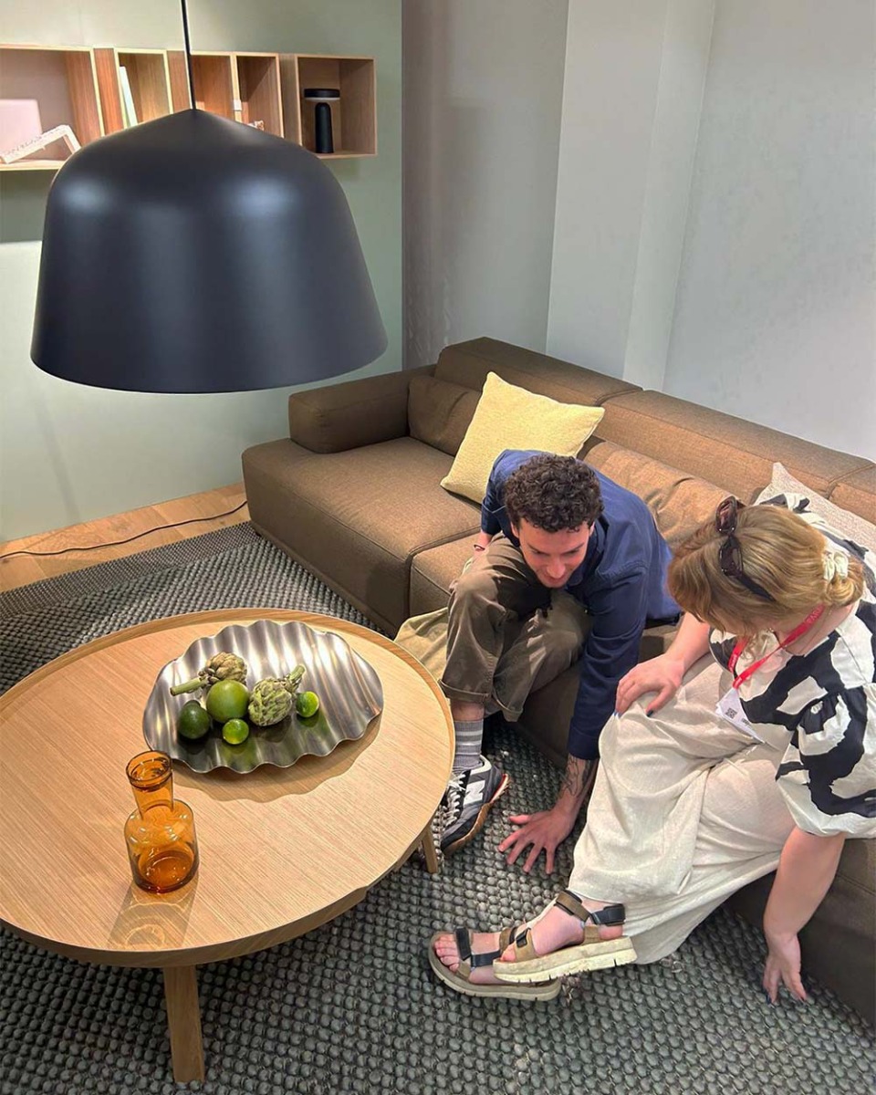 Some of the DVL Team Exploring the Muuto Showoom Some of the DVL Team Exploring the Muuto Showoom