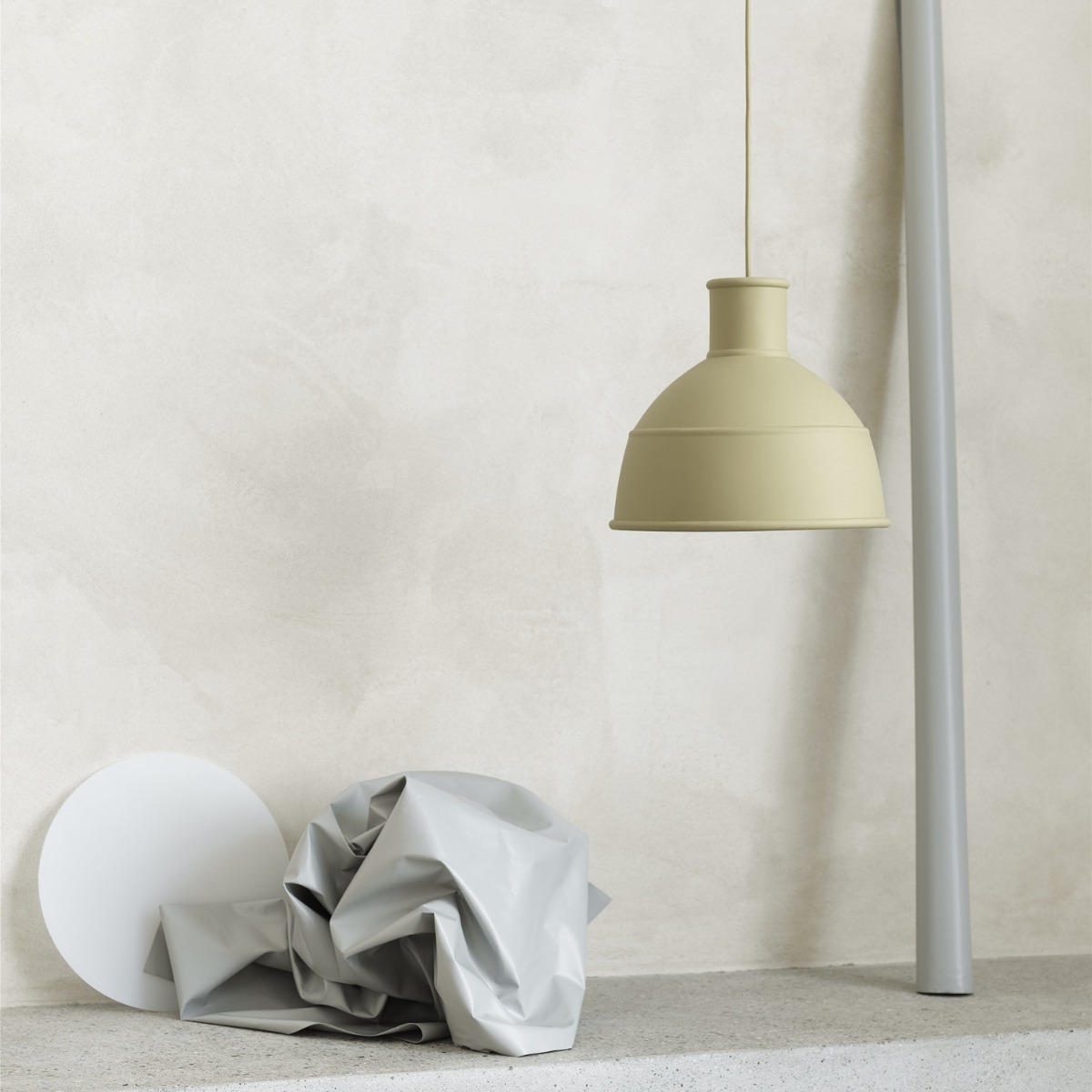 Beige Green Muuto Unfold Pendant