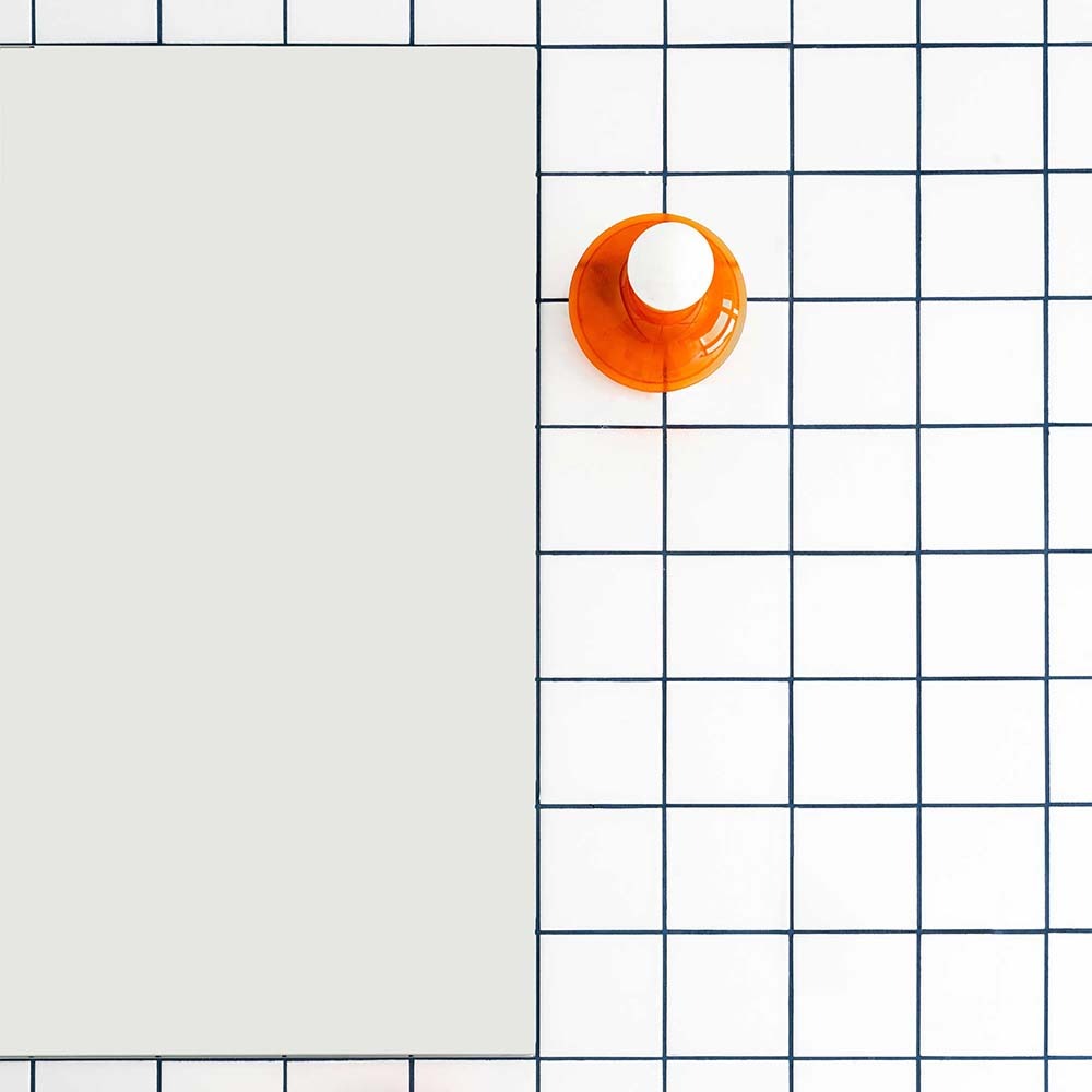 Orange Artemide Teti Ceiling/Wall Light