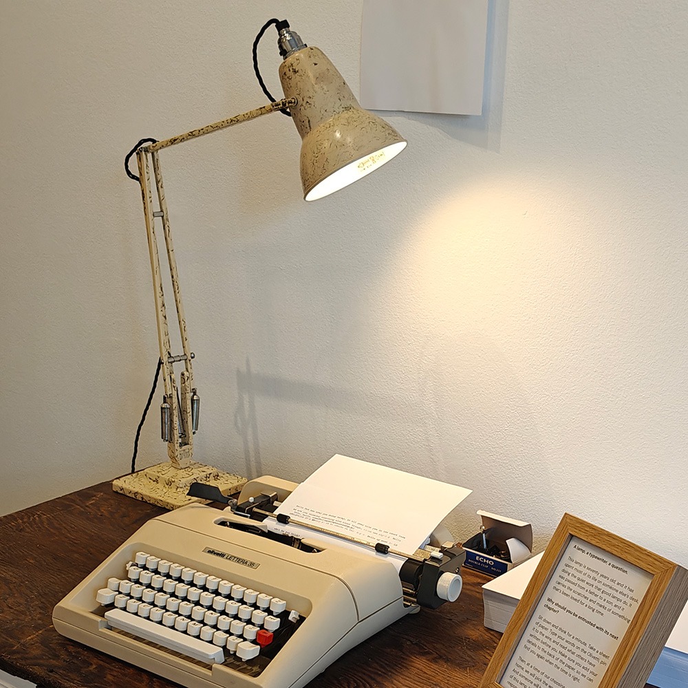 Showcasing a 70 year old Anglepoise Lamp Showcasing a 70 year old Anglepoise Lamp