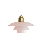 Louis Poulsen PH 3½/3 Pale Rose Brass Pendant