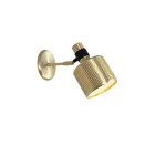 Bert Frank Riddle Single Wall Light Brushed Brass