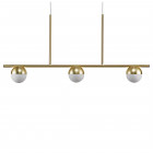 Nordlux Contina 3-Spot Pendant Light Brass