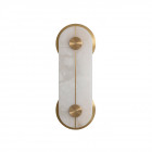 Bert Frank Brace LED Wall Light - Large, Brass