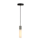 Tala Basalt Pendant - Stainless Steel