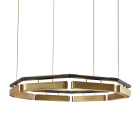 Bert Frank Colt Octagon LED Chandelier - Brushed Brass