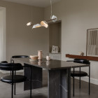 Nuura Florii Linear 5 LED Suspension Light Lifestyle Dining Table