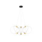 DCW editions Munari 6 LED Suspension Light Gold