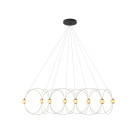 DCW Editions Munari 8 LED Suspension Light Gold