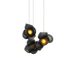 Bocci 100 Series LED Random Multiple Pendant 3 Grey