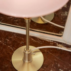 Louis Poulsen PH 2/1 Pale Rose Brass Table Lamp details