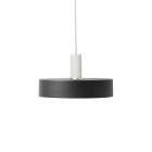 Ferm Living Collect Low Socket Pendant Record White Black
