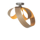 Tom Raffield Flush Ceiling Light Small Oak