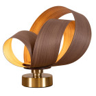 Tom Raffield Verso Portable Lamp Walnut