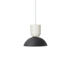 Ferm Living Collect Bell Socket Pendant Hoop White Black