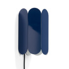 HAY Arcs Wall Light - Cobalt Blue, Cable & Plug