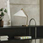 Gubi Grashoppa Canvas Table Lamp Lifestyle Sideboard