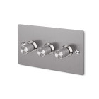 Buster + Punch 3G Dimmer Switch Steel Linear