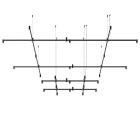 Vibia Nexum Square 2-Tier LED Pendant  Ceiling Light 5176