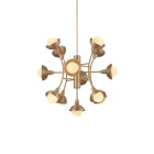 Bert Frank Eos 13-Light Chandelier Brushed Brass