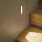 Light Attack GYP-3 Plaster-In LED Wall Light on Staircase