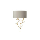 Porta Romana Trailing Blossom Wall Light White Gold