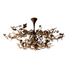 Porta Romana Ivy Shadow Chandelier Forest Rust