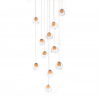 Bocci 28 Series Chandelier 11 Lights Rectangular Ceiling Canopy