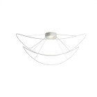 Axolight Hoops LED Ceiling Light 2 Rings - White