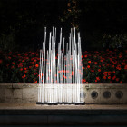 Artemide Architectural Reeds LED Outdoor Floor Lamp Lifestyle Garden