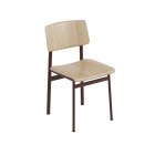 Muuto Loft Chair - Deep Red/Oak