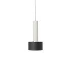 Ferm Living Collect High Socket Pendant Disc White Black