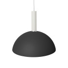 Ferm Living Collect High Socket Pendant Dome White Black