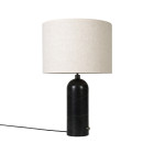 Gubi Gravity Table Lamp Black Marble Canvas Large