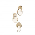 Lee Broom Eclipse LED Chandelier Polished Gold