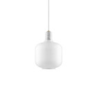 Normann Copenhagen Amp Pendant - Small, White/Brass