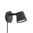 Muuto Tip LED Wall Light - Black