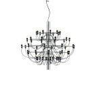 Flos 2097/50 Chandelier - Chrome / Frosted Bulbs