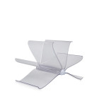 Kartell Front Page Magazine Rack - Crystal