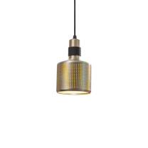 Bert Frank Riddle Pendant Light Antique Brass