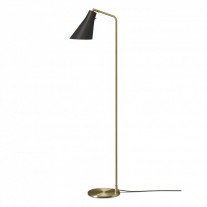 RUBN Miller Floor Lamp Black Brass