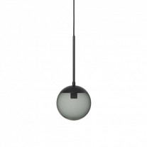RUBN Lord 1 Pendant Light Black Smoke 200